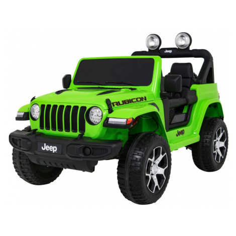 mamido  Elektrické autíčko Jeep Wrangler Rubicon 4x4 zelené