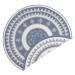 NORTHRUGS - Hanse Home koberce Kusový koberec Twin Supreme 103414 Jamaica blue creme kruh – na v