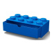 Lego® stolní box 8 se zásuvkou modrý
