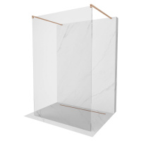 MEXEN/S Kioto samostatně stojící sprchová zástěna 100 x 200, transparent 8 mm, měď kartáčovaná 8