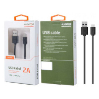 Kabel Aligator USB-C na USB, 1m, prodloužená koncovka, černá