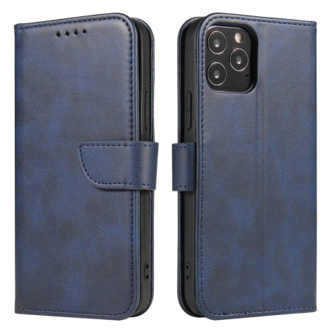 Magnet Case elegantní knížkové pouzdro na Samsung Galaxy A42 5G blue