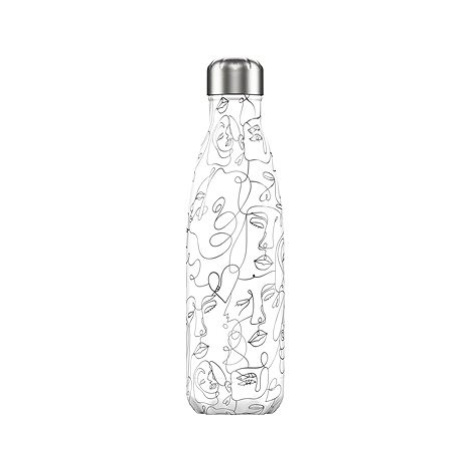 Chilly's Bottles Termoláhev Line Art Faces 500ml, edice Original