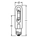 Výbojka OSRAM HQI-T 250W/D neutrální bílá 5500K