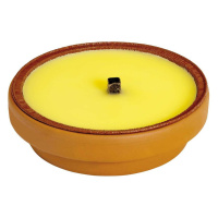 Petali Citronella vonná svíčka v terrakotové misce - hoření 10h