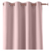 Dekorační závěs s kroužky CARMEN pudrová růžová 180x250 cm (cena za 1 kus) MyBestHome