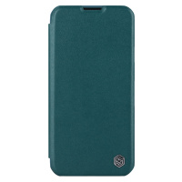 Flipové pouzdro Nillkin Qin Book PRO Plain Leather pro Apple iPhone 15 Pro Max, exuberant green