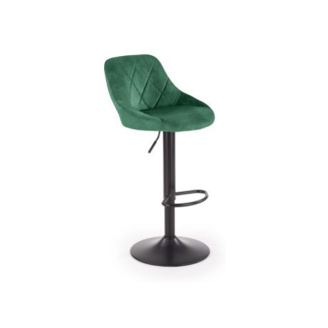 Barová židle H101 tmavě zelená FOR LIVING