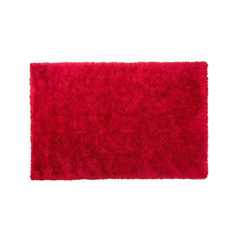 Koberec Shaggy 140 x 200 cm červený CIDE, 163360 BELIANI