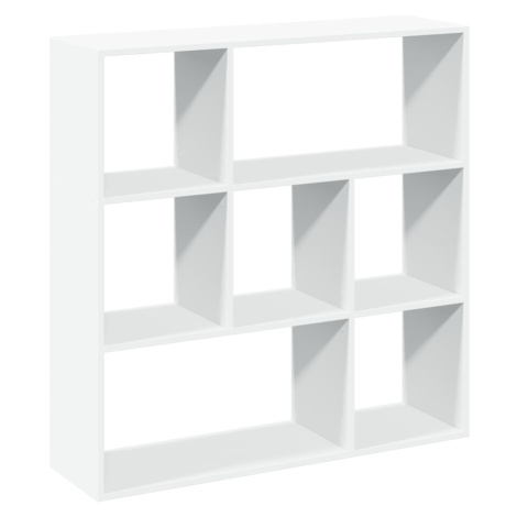 vidaXL Knihovna/dělící stěna bílá 102x29x103,5 cm kompozitní dřevo