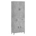 vidaXL Skříň highboard betonově šedá 69,5x34x180 cm kompozitní dřevo