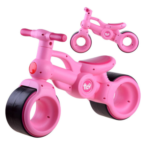 mamido  Dětské odrážedlo motorka růžové