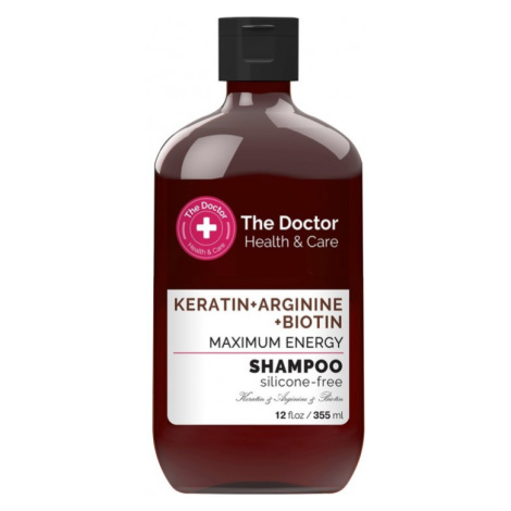 The Doctor Keratin + Arginine + Biotin Maximum Energy Shampoo - výživný šampon na vlasy bez sili