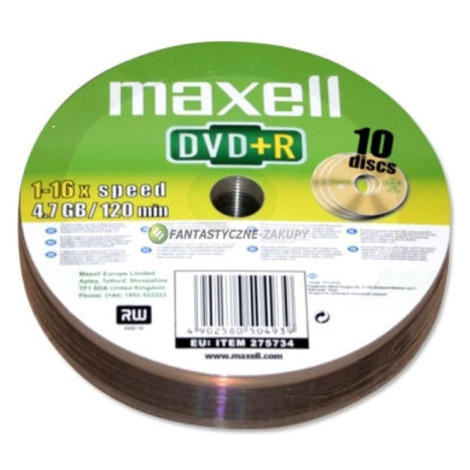 DVD+R 4,7GB 16x 10SH 275734 MAXELL