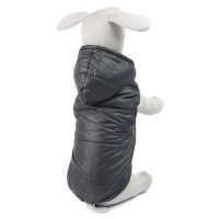 Vsepropejska Flavory bunda pro psa s odepinatelnou kapucí Barva: Černá, Délka zad (cm): 34, Obvo