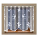 MyBestHome Dekorační žakárová záclona s řasící páskou PAULINA 160 bílá 300x160 cm