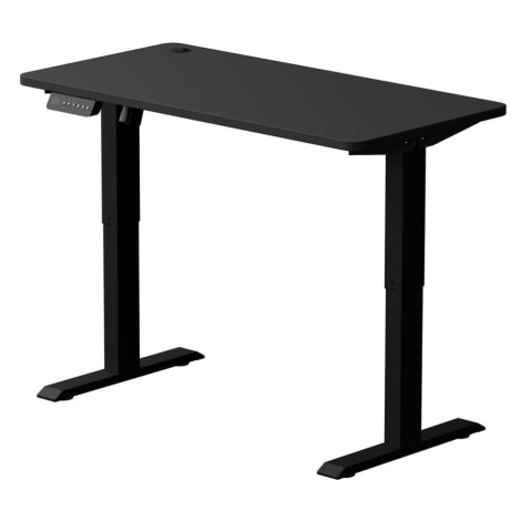 Výškově nastavitelný psací stůl LEVANO 120x60 cm černá Donoci