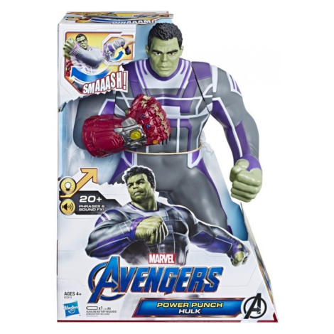 Hasbro avengers hulk "rána pěstí" 30cm, zvukové efekty, e3313