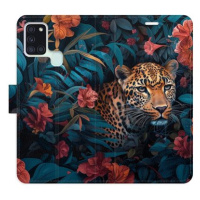 iSaprio Flip pouzdro Flower Jaguar 02 pro Samsung Galaxy A21s