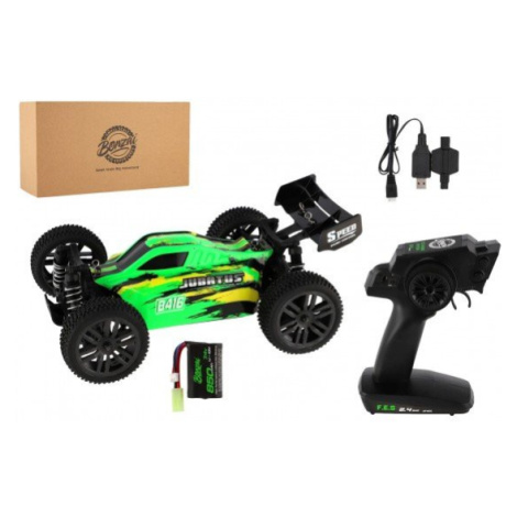 Auto RC Buggy Bonzai Jubatus terénní 30cm plast zelené  2,4GHz na bat.+2xdob. pack v krab. 40x14 Teddies