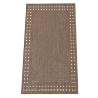Kusový koberec Zara 11 hnědý 120 × 170 cm oboustranný