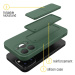 Wozinsky Flexibilní silikonové pouzdro se stojánkem na iPhone 12 Pro 6.1" dark green