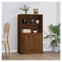 vidaXL Skříň highboard hnědý dub 60 x 35,5 x 103,5 kompozitní dřevo