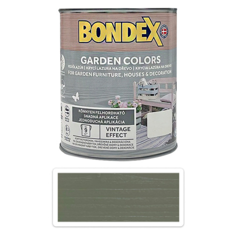 BONDEX Garden Colors - dekorativní silnovrstvá lazura na dřevo, beton a kov 0.75 l Grantine