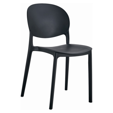 Černá plastová židle RAWA