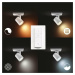 PHILIPS HUE Hue White Ambiance Bodové svítidlo Philips Runner BT 8719514338203 LED GU10 1x5W 350