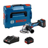 BOSCH Aku bruska GWS 18V-15 SC Professional 2x8Ah 0.601.9H6.101