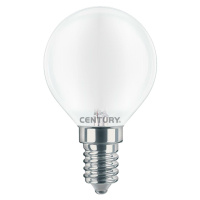 CENTURY LED FILAMENT MINI GLOBE SATEN 6W E14 4000K 806Lm 360d 45x80mm IP20 CEN INSH1G-061440