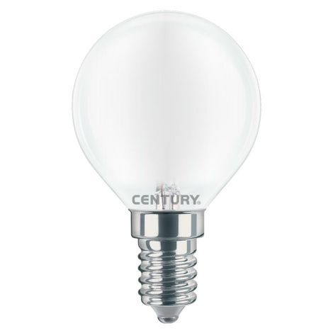 CENTURY LED FILAMENT MINI GLOBE SATEN 6W E14 4000K 806Lm 360d 45x80mm IP20 CEN INSH1G-061440