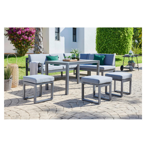Ambia Garden ZAHRADNÍ JÍDELNÍ SET 6dílné, kov, sklo, textil Ambia Home