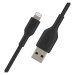 Belkin BOOST Charge Braided Lightning/USB-A odolný kabel, 3m, černý
