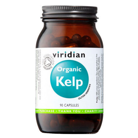 VIRIDIAN Organic Kelp 600mg 90 kapslí