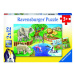 Ravensburger Zvířata v zoo 2x12 dílků