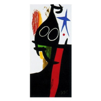 Umělecký tisk Saracen s modrou hvězdou, Joan Miró, 60x80 cm