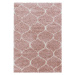 Ayyildiz koberce Kusový koberec Salsa Shaggy 3201 rose - 280x370 cm