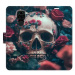 iSaprio flip pouzdro Skull in Roses 02 pro Xiaomi Redmi Note 9