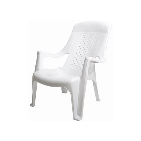 MEGAPLAST Židle zahradní CLUB plast, bílá