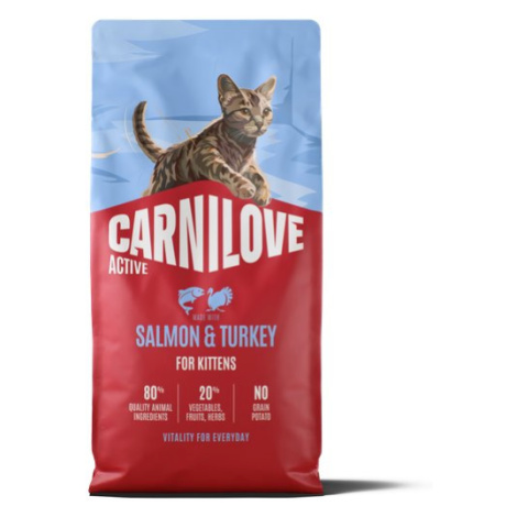 Carnilove Active Cat Dry Made with Salmon & Turkey for Kittens 6 kg