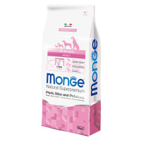 Monge Superpremium All Breeds Adult vepřové maso, rýže a brambory - 2 x 12 kg