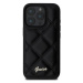 Guess PU Leather Quilted Zadní Kryt pro iPhone 16 Pro Max Black