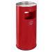 VAR Kombinovaný popelník, objem 37 l, v x Ø 700 x 320 mm, ocel, ohnivě červená