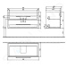 VILLEROY & BOCH Avento Umyvadlová skříňka, 980x514x452 mm, 2 zásuvky, Crystal White A89200B4