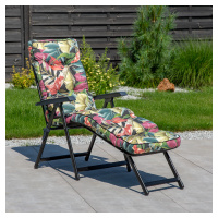 Polohovací zahradní lehátko Lena Lounger Black Edition G052-23IB PATIO