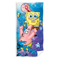 Greno Dětská osuška 70x140 Sponge Bob s Garym