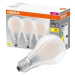 3PAK LED žárovka LED E27 A60 11W = 100W 1521lm 2700K Teplá 300° Filament OSRAM BASE