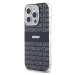 DKNY PC/TPU Repeat Pattern Tonal Stripe Magsafe kryt iPhone 15 Pro Max černý